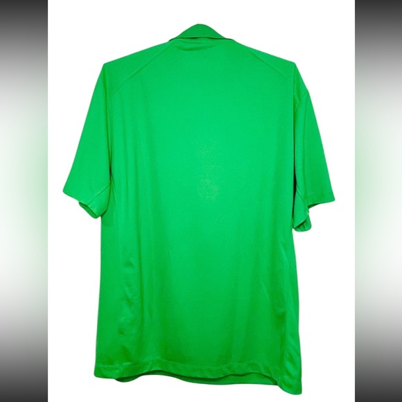 Nike Golf Polo Lime Green Shirt with embroidered Horse Head - Picture 8 of 10
